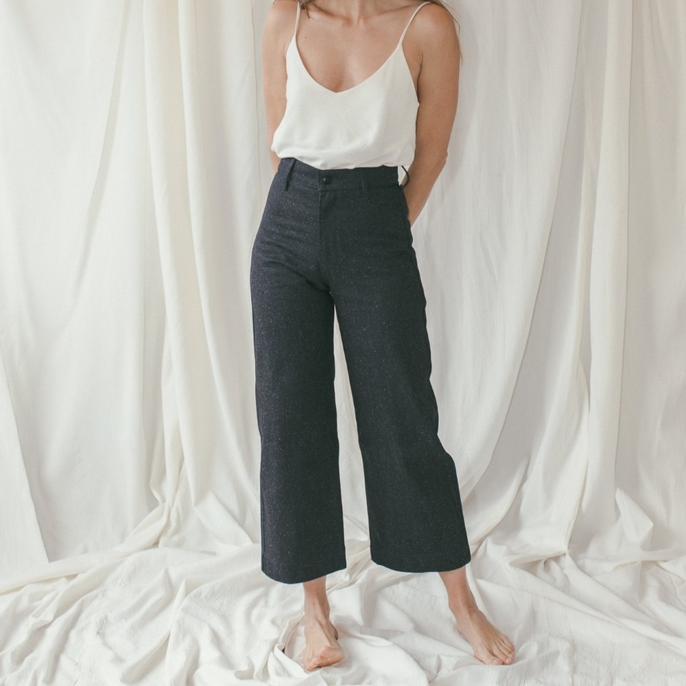 Wide Leg Jean Deadstock Denim Ozma of California